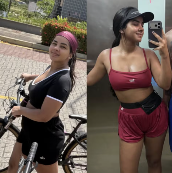 Registro pessoal de antes e depois compartilhado por cliente